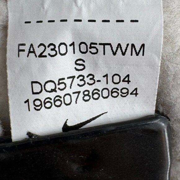 Nike Phoenix Fleece Oversized Crewneck Sweatshirt Light Orewood Center Swoosh S - Picture 15 of 16